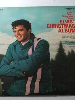 Elvis Presley - Elvis' Christmas Album VG+ Reissue Mono RCA Camden Record 1970